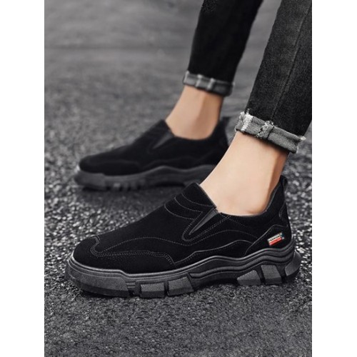 Topstitching Slip On Casual Shoes