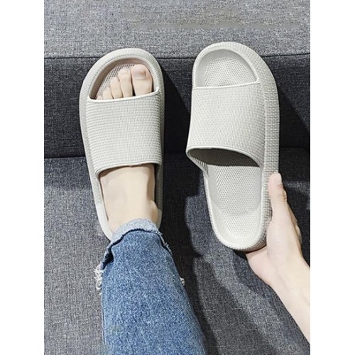 Soft Bottom Solid Color Slippers