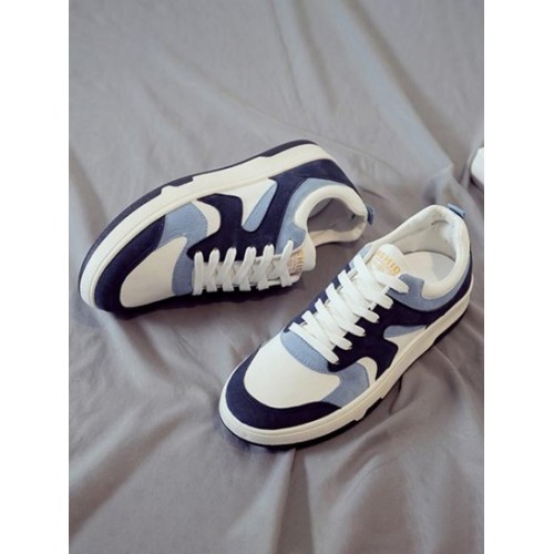 Lace Up Front Colorblock Skate Shoes