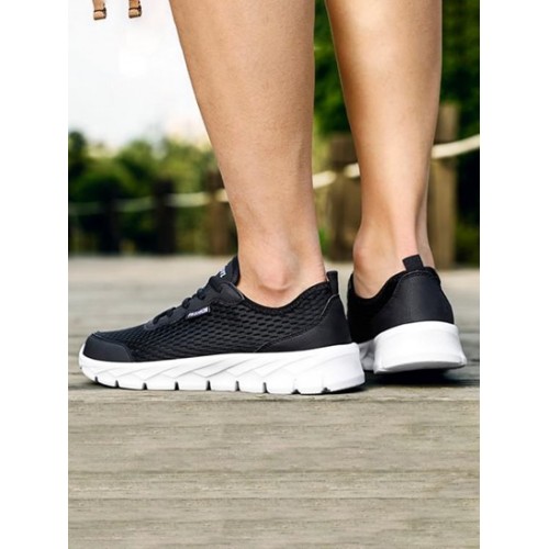 Solid Color Breathable Couple Mesh Shoes